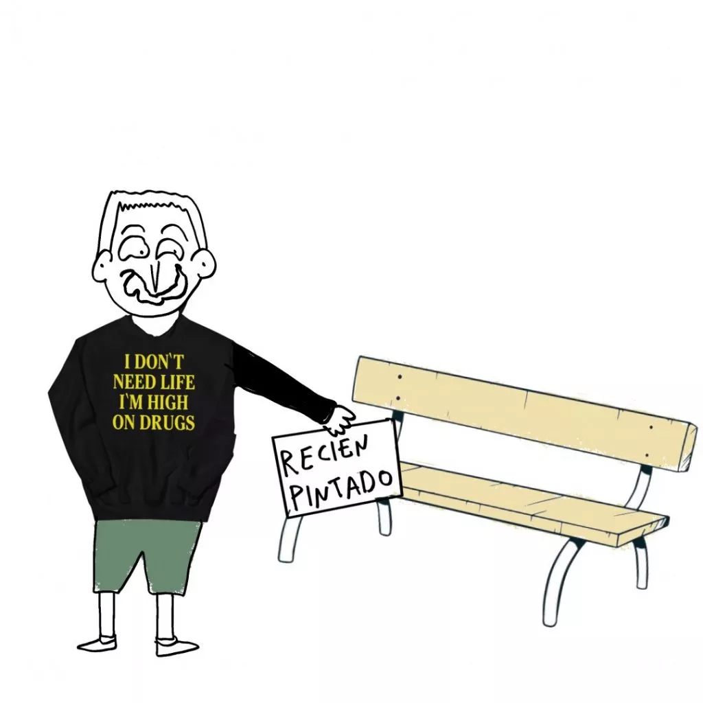 recien pintado